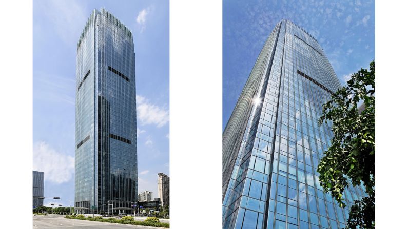 Completed in 2005, the 193-meter-tall Noble Tower is one of the many workaday high-rises that have made Shenzhen a skyscraper city.
