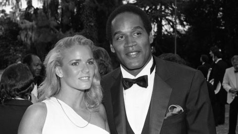 Nicole Brown and O.J. Simpson attend a function circa 1984 in Los Angeles.