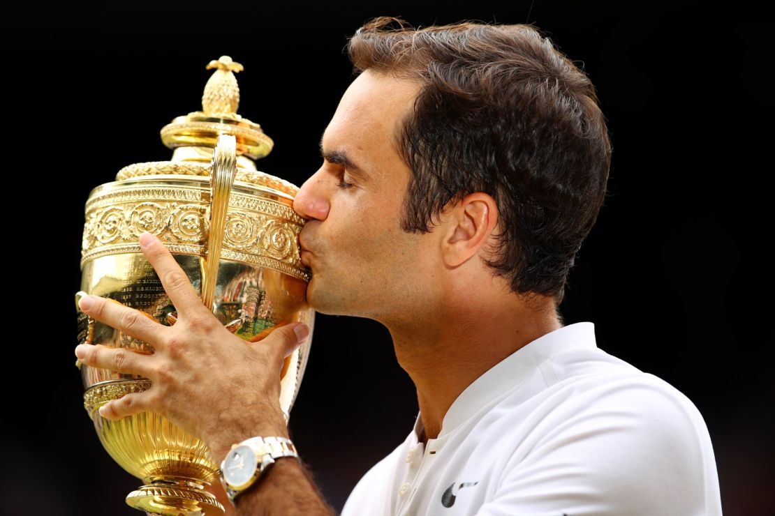 Aged 35, Roger Federer won his eighth Wimbledon title this month
