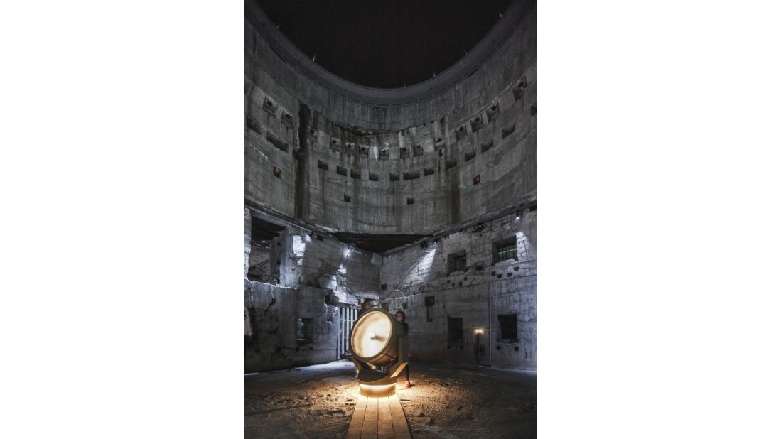 The Tirpitz bunker was built by the Nazis as part of Hitler's Atlantic Wall in 1944, and abandoned, unfinished, at the end of WWII. 