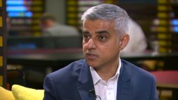 London Mayor Sadiq Khan has had several spats with President Donald Trump. 