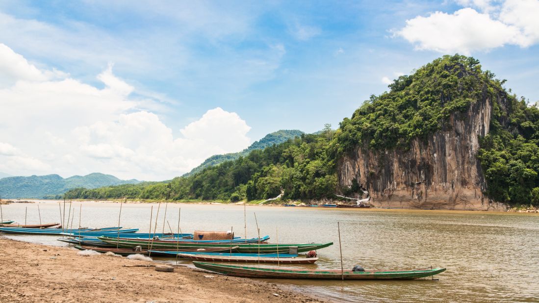 <strong>Mekong River:</strong> The majestic Mekong River snakes through Laos, along the border with Thailand. Along the river, travelers will find the Pak Ou Caves -- packed with thousands of Buddha shrines. 