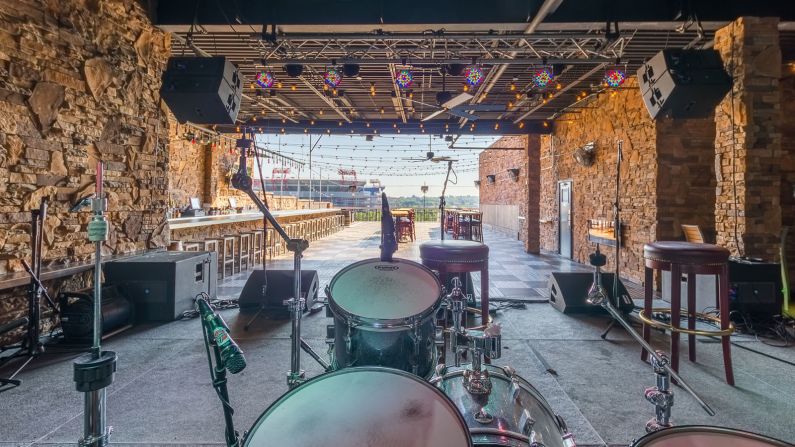 <strong>The George Jones Rooftop Bar in Nashville, Tennessee: </strong>George Jones was nicknamed "No Show Jones" because he often got too drunk to attend his own concerts. "So we're honoring him with a party where the sun is the 'No Show," said the museum's hospitality manager Kayte Charlier. 