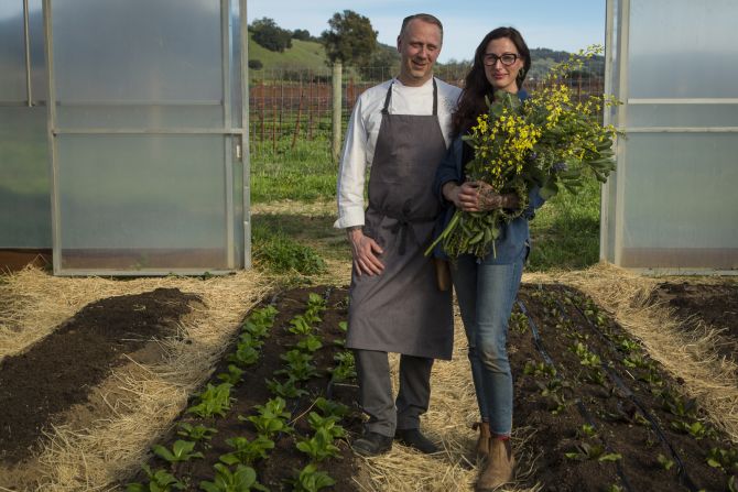 <strong>Fresh produce and fresh vibes: </strong>SingleThread is run by chef Kyle Connaughton and his wife, Katina, the head farmer. The two work together to ensure SingleThread features fresh produce and sustainably harvested food from around Sonoma.