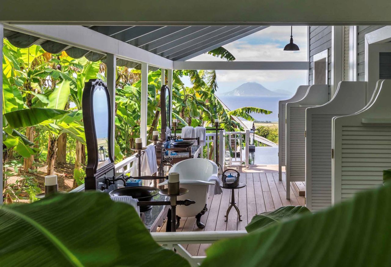 <strong>Belle Mont Farm, St. Kitts: </strong>Our gorgeous little 44-room boutique hotel, Belle Mont Farm, occupies 100-plus hectares and has been planted with the Caribbean's most diverse collection of fruit trees and food-bearing plants," says Bensley in "Escapism." 