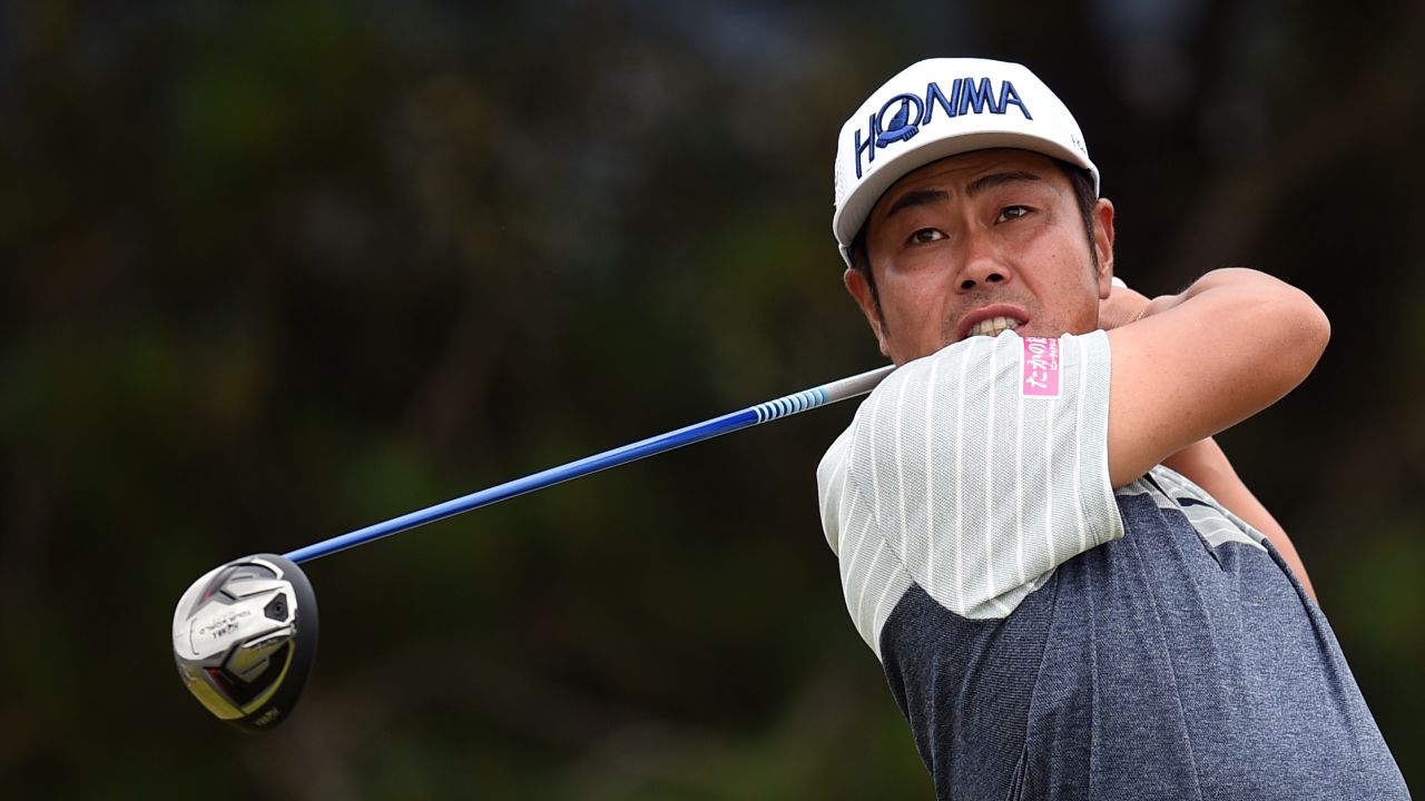 Japan's Hideto Tanihara watches his drive from the sixth tee during a practice round. The Open is the only major held outside the United States and requires a <a href="http://edition.cnn.com/2017/07/18/golf/the-open-2017-royal-birkdale-seven-things/index.html">different skill set to master</a> the humps, hollows and sea breezes of links golf.