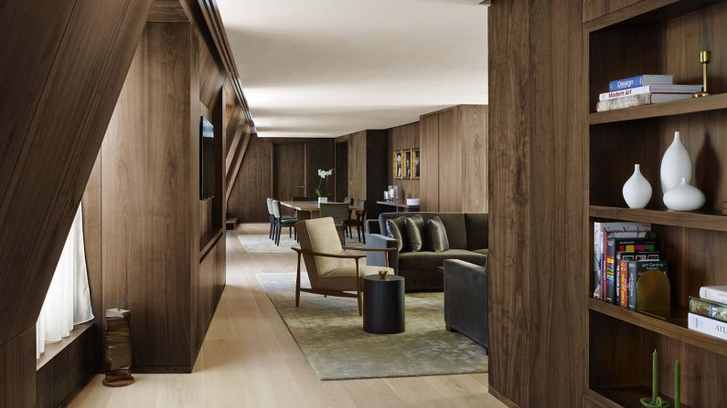 <strong>The London Edition, Penthouse Suite: </strong>The Penthouse at The London Edition -- with a terrace around the suite and 360-degree views of the capital -- has a feel of a private apartment.