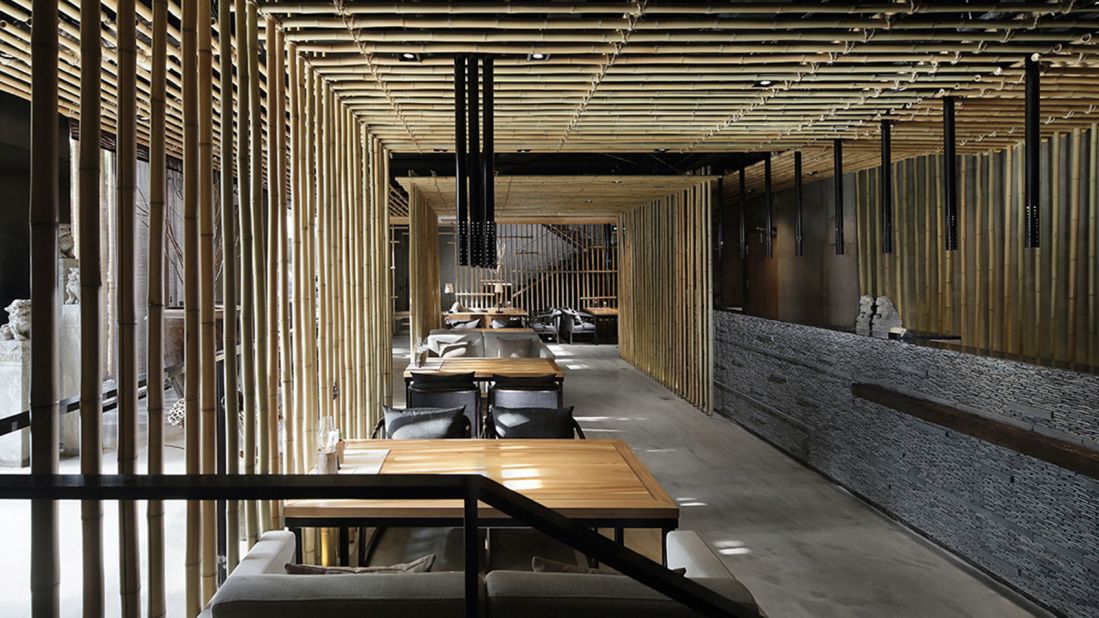 Set across three stories, Bamboo's Eatery was one of five finalists from Greater China in the Bars & Restaurants category.