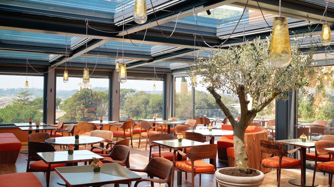 <strong>Il Giardino, Eden Hotel: </strong>Al fresco dining with a view doesn't come better than from the two rooftop restaurants atop the newly reopened Eden Hotel. Both offer showstopping views across the city's hills to St Peter's and the Vatican.