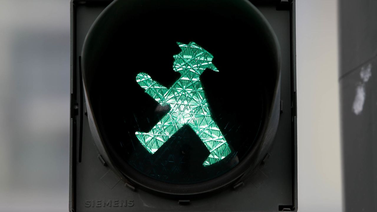Berlin is home to the hat-wearing "Ampelmann" (traffic light man), a relic of the city's divided past.