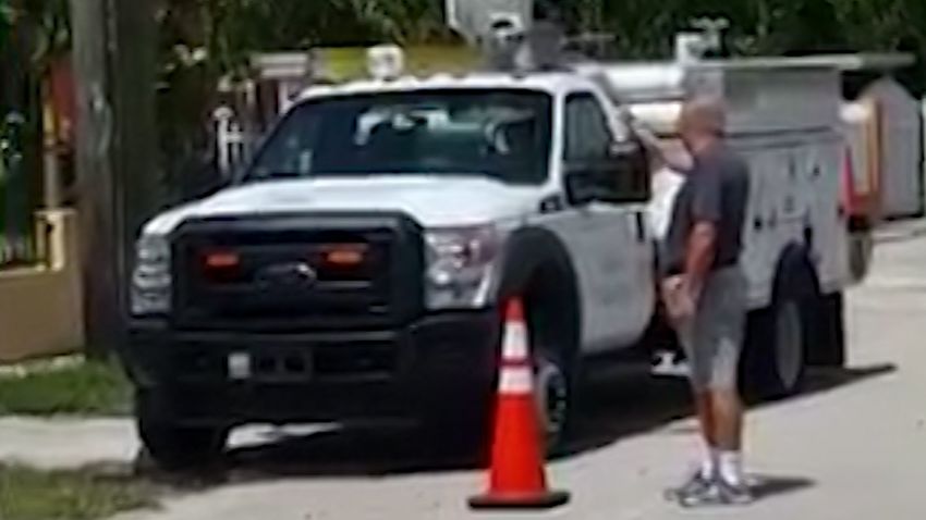 Florida man shoots AT&T trucks near his home | CNN