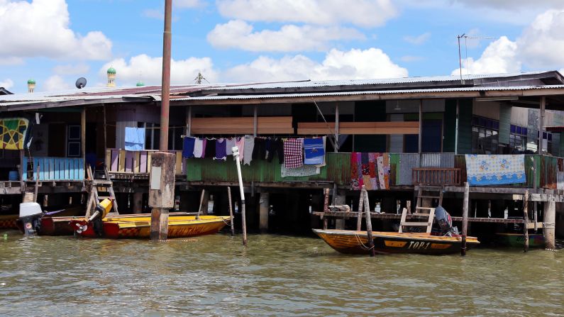 Located along the Brunei River, Kampong Ayer is the world's largest water village, home to about 30,000 residents.