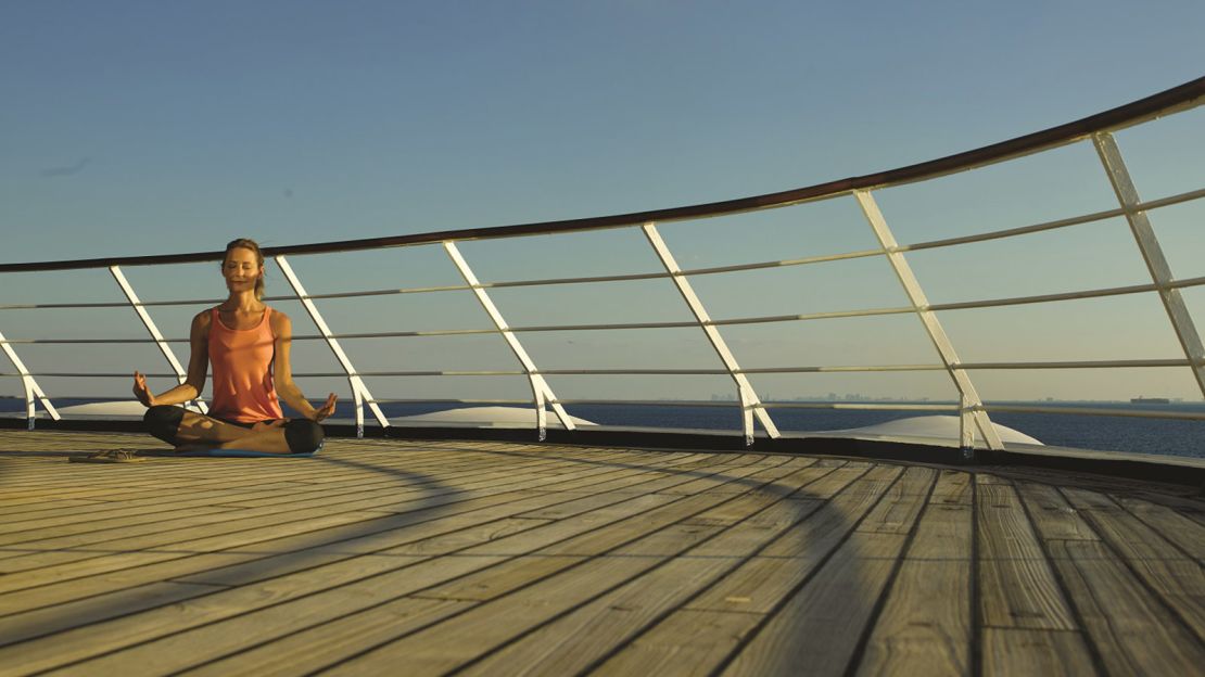 Silversea offers a range of onboard wellness classes. 