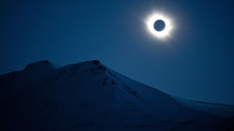 A total solar eclipse can be seen in Svalbard, Longyearbyen, Norway, on March 20, 2015. A partial eclipse of varying degrees was visible across most of Europe, northern Africa, northwest Asia and the Middle East, before finishing its show close to the North Pole.    