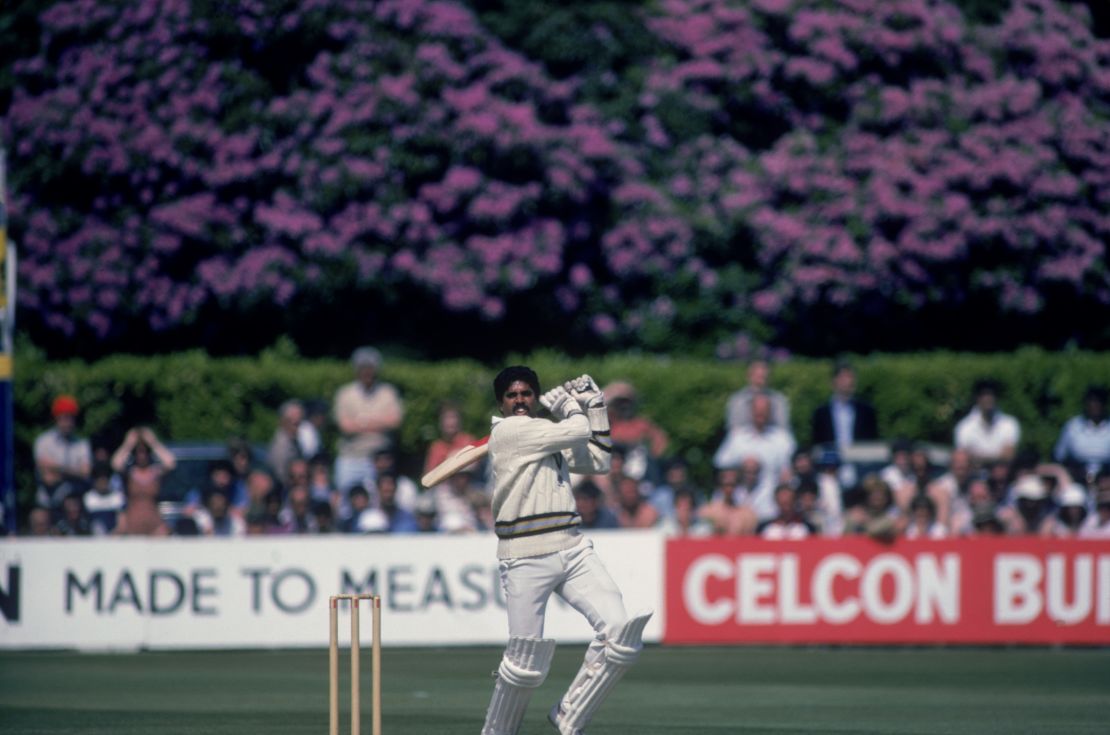 Kapil Dev smashed a record  175 not out off 138 balls against Zimbabwe at the 1983 Cricket World Cup.