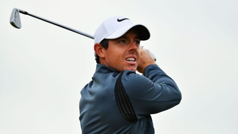 McIlroy was on the charge and played his way into contention with a 2-under-par 68 despite the breeze.