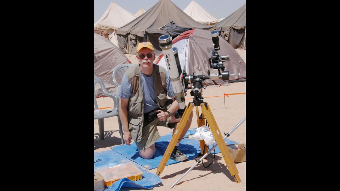 Fred Espenak, retired NASA astrophysicist, eclipse expert and photographer.