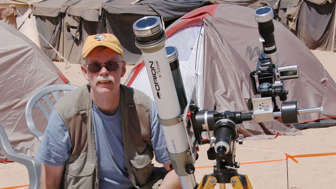 Fred Espenak, retired NASA astrophysicist, eclipse expert and photographer.