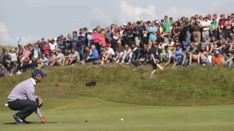 Kuchar pushed playing partner Spieth but in the end was left in the Texan's slipstream.