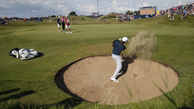US Open champion Brooks Koepka ended the third round in a tie for third, six shots behind Spieth.