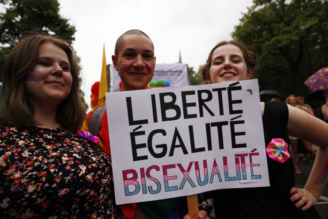 The Bundestag, Germany's parliament, recently passed a law that allows marriage between same-sex couples, finally giving them the same rights by marriage as for heterosexuals.