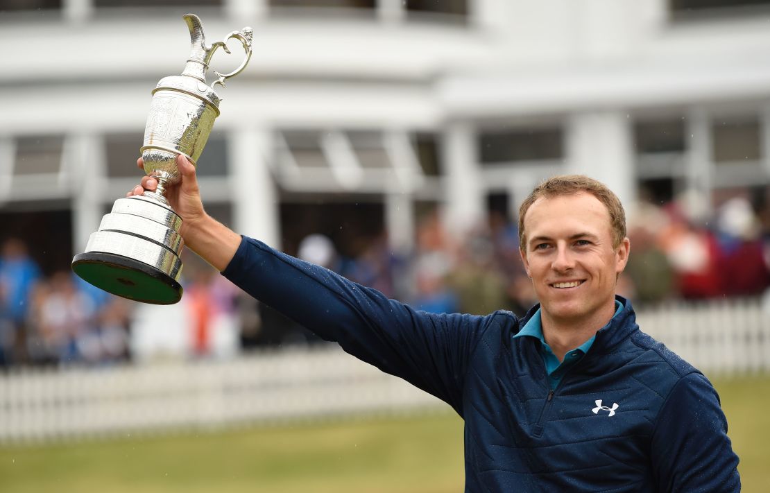 Spieth's victory at Royal Birkdale took him to within one of the career major grand slam