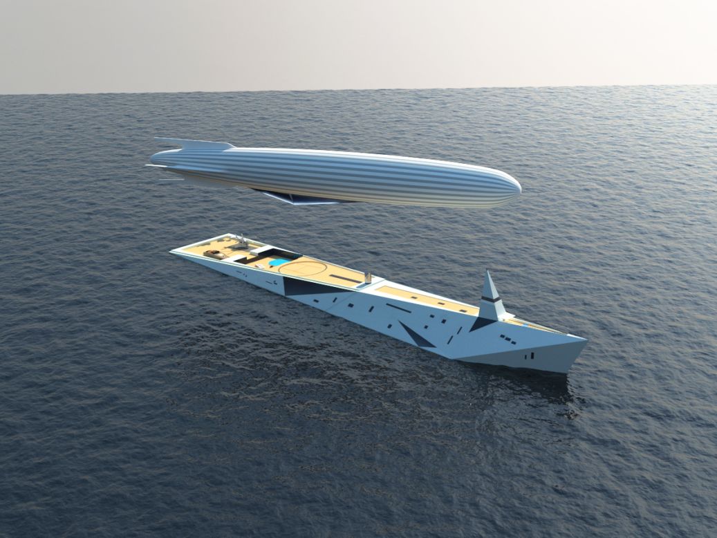 This striking yacht design, aimed at those with a strong passion for both sailing and aviation, could revolutionize the way we travel the sea.