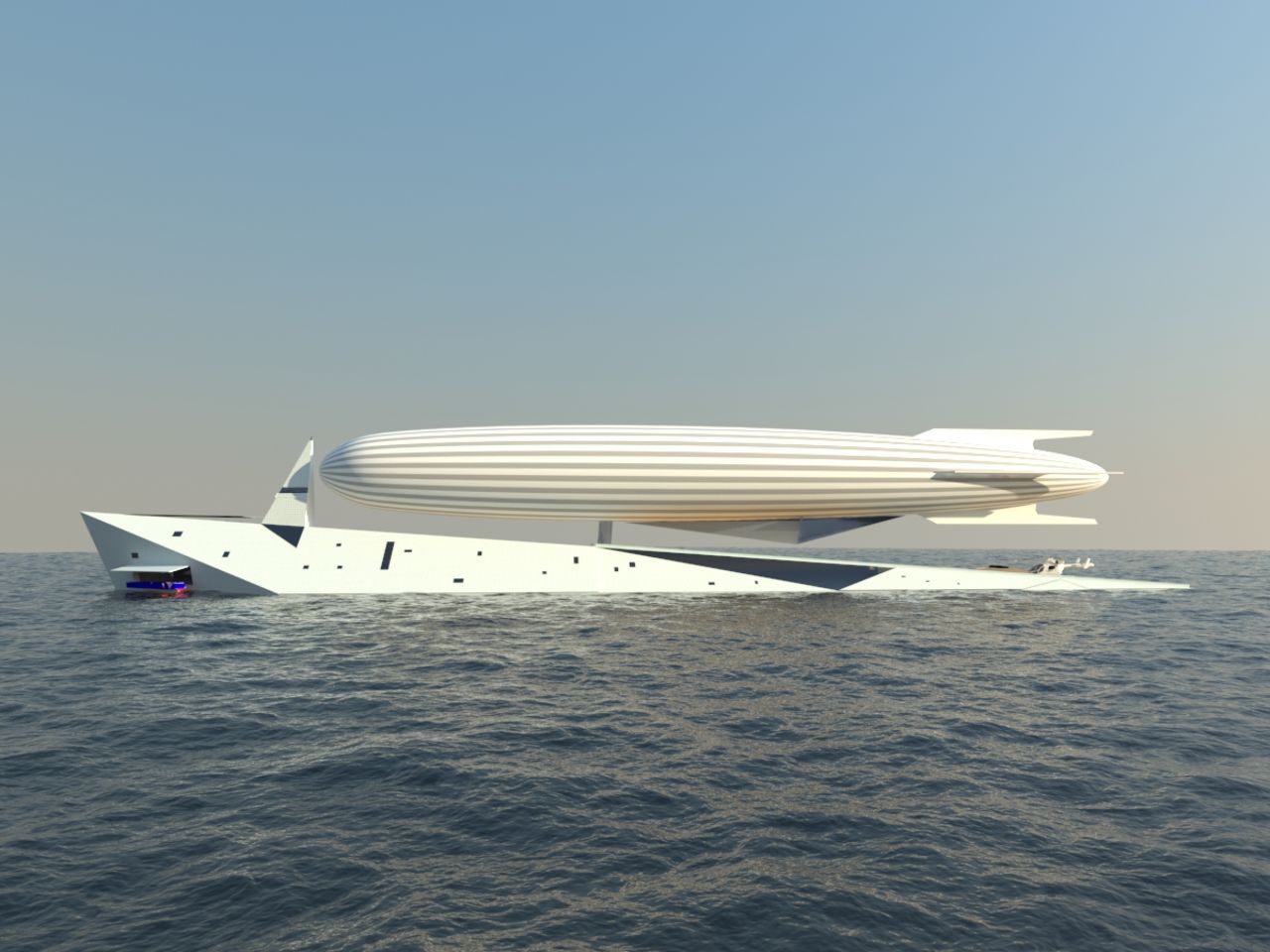 At 140 meters in length, Dare to Dream has the space to host at least 12 guests, though there will also be entertaining and living spaces on board the airship.
