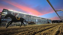 horseracing south korea seoul racecourse dusk