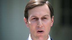 White House Senior Advisor and President Donald Trump's son-in-law Jared Kushner reads a statment in front of West Wing of the White House after testifying behind closed doors to the Senate Intelligence Committee about Russian meddling in the 2016 presidential election July 24, 2017 in Washington, DC.