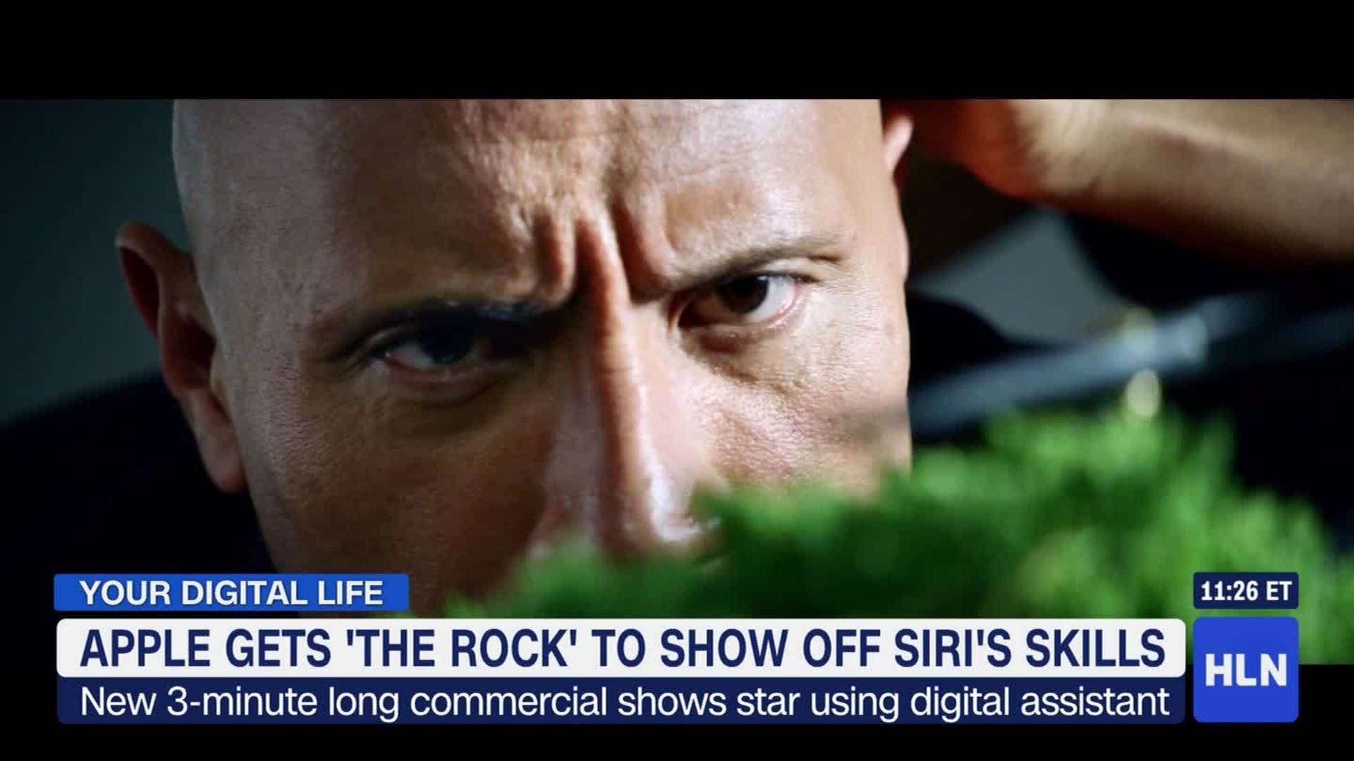 Apple makes a Siri 'movie' with Dwayne 'The Rock' Johnson