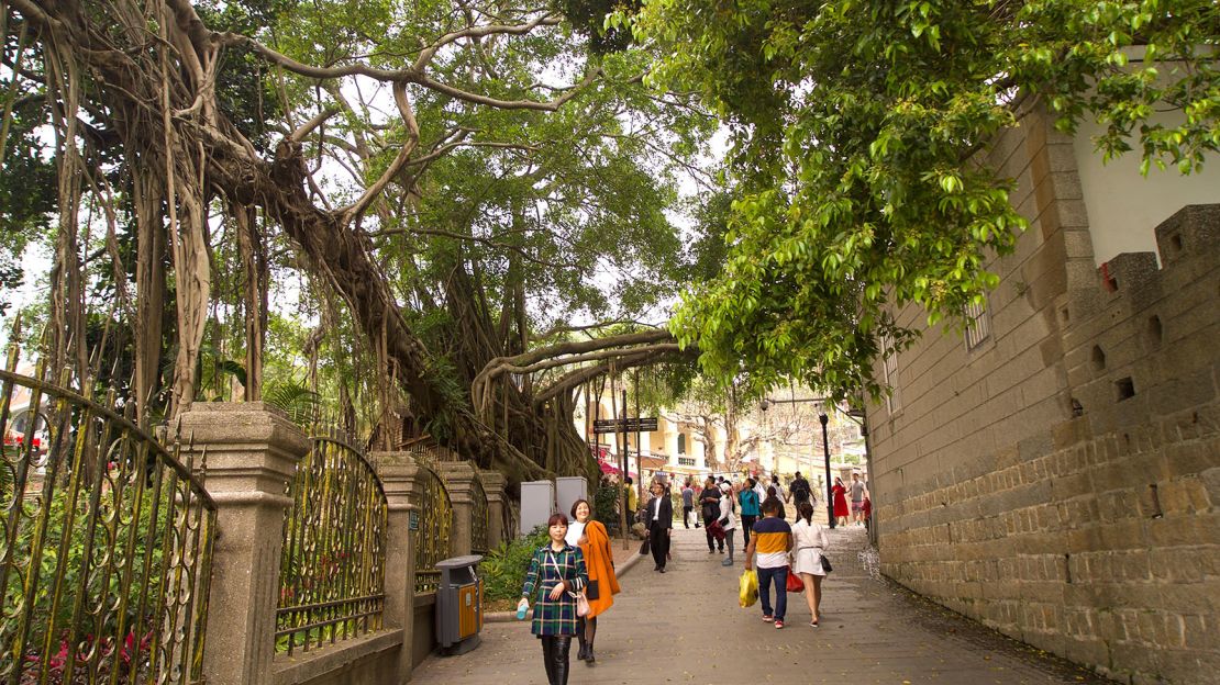 The car-free Kulangsu is packed with leafy streets and 19th-century colonial buildings.