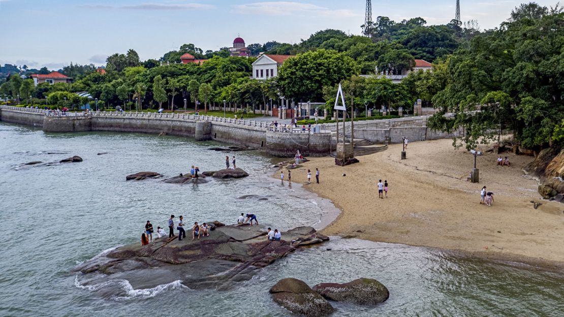 Kulangsu is blessed with a scenic coastline dotted with white sandy beaches.