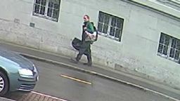 A man police say is Franz Wrousis is shown in a photo taken from CCTV.