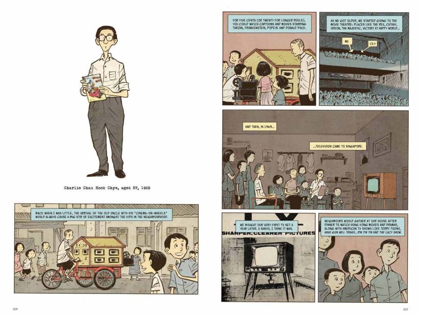 "The book is essentially a history of Singapore told through the lens of a comic book artist called Charlie Chan," Liew explained over the phone from San Diego.