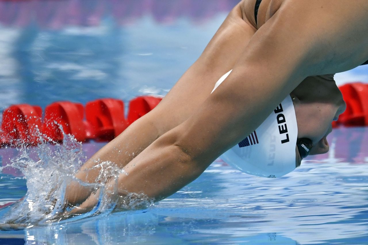 USA's Katie Ledecky stunned the world as a teenager at Rio 2016 by winning four gold medals. She has made a winning start in Hungary, claiming gold in both the 400m freestyle and 4x100m freestyle.