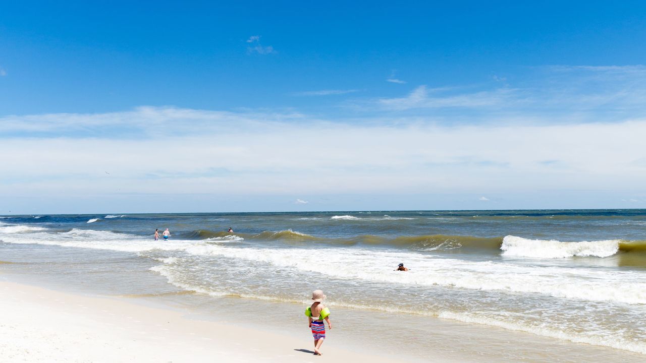 The beach is especially appealing -- and safe -- when it's nearly empty.
