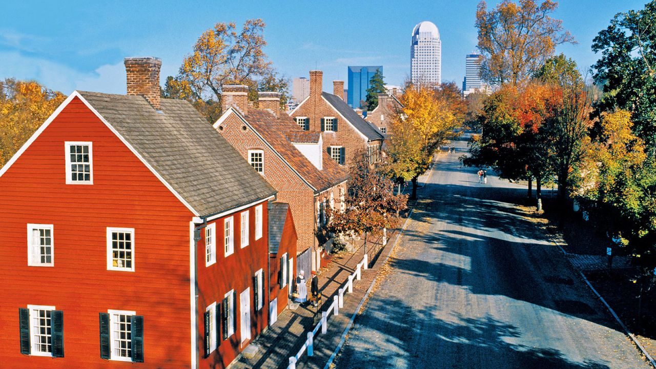 <strong>Winston-Salem, North Carolina:</strong> A walk in Old Salem in the fall won't disappoint you -- or your camera lens. 