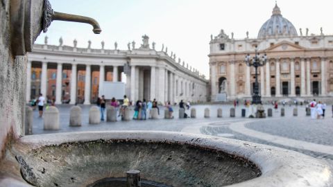 The Vatican says it is shutting off all its fountains, including those in St. Peter's Square.