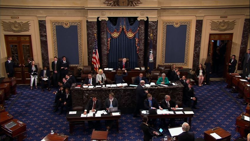 senate floor health care vote