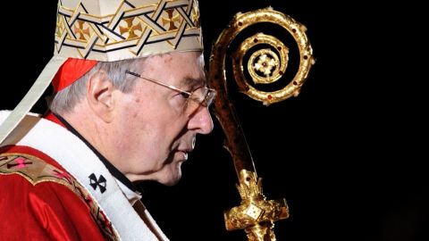 Cardinal George Pell was given leave from the Vatican to fight the charges.