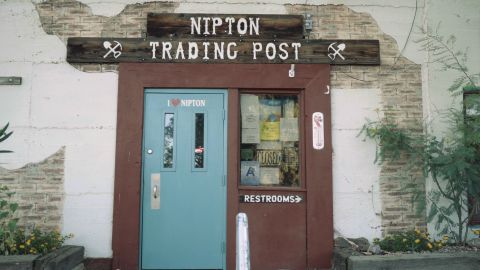 Visitors to Nipton can learn more about the small town at the Trading Post. 