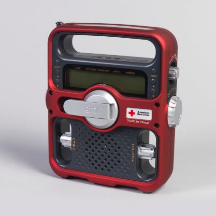 Of course, radios are not just for entertainment, they can be a vital tool when power failures and communication blackouts occur. This pioneering radio is totally self-powered, operating without batteries and featuring walkie talkie and flashlight functions.  