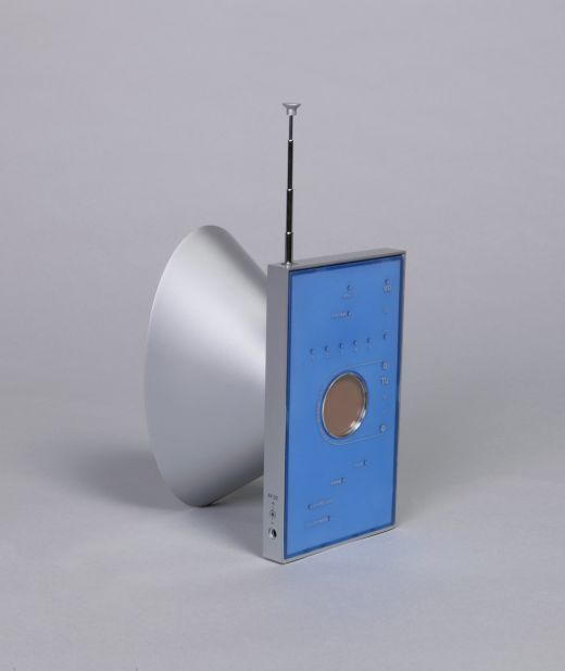 When French designer Matali Crasset took on the radio she said she wanted to "make the pleasure of sound visible," as evidenced in this strange contraption from the mid 1990s. 