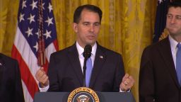 Foxconn, the Taiwanese manufacturer that makes electronics for Apple and other tech companies, is coming to Wisconsin.
The firm will invest $10 billion in Wisconsin to build a new manufacturing plant. The project will create 13,000 new jobs and should be completed by 2020, according to Wisconsin Gov. Scott Walker.
Foxconn announced the investment from the White House Wednesday. CEO Terry Gou was flanked by Vice President Mike Pence and House Speaker Paul Ryan.