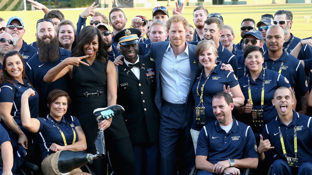 prince harry michelle obama invictus games 2016