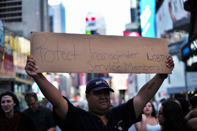 All The Ways Transgender People Have Lost Legal Protections In The   170726203915 Protester Transgender Army 