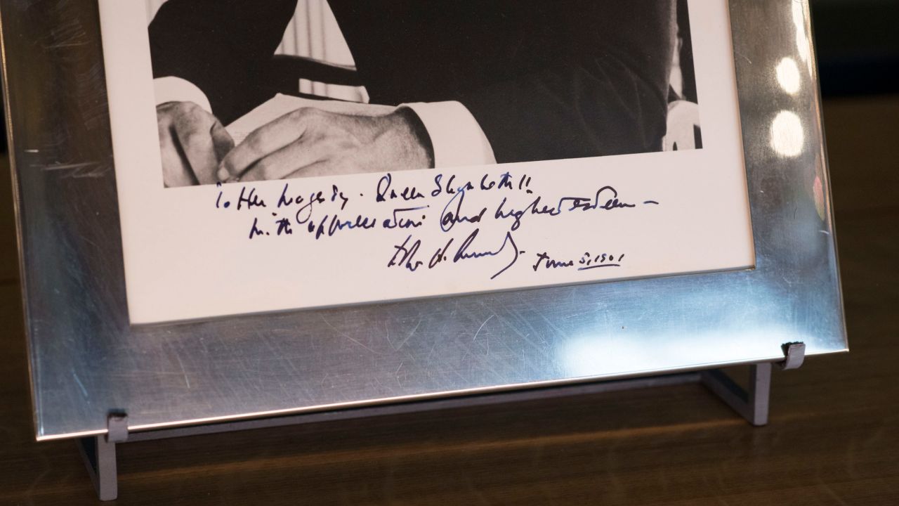 Kennedy signed his photograph "with affection and highest esteem" and dated it June 5, 1961. She hosted a dinner for the President and his wife that night.