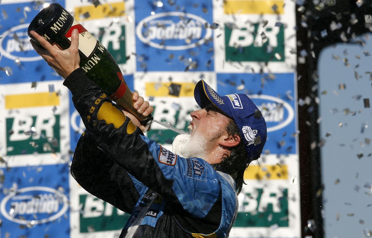 ... and backed it up with another world title in 2006 with Renault, denying Michael Schumacher an eighth world title.
