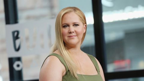 Actress Amy Schumer visits Build Presents to discuss the new film "Snatched" at Build Studio on May 2, 2017 in New York City.